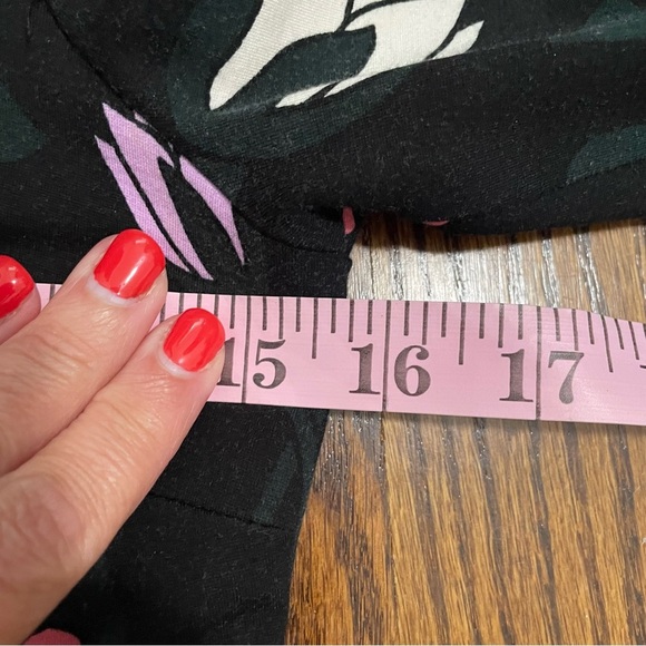 Kate Spade Black Dress Floral Bell Sleeve Size XS - Picture 7 of 8